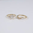 14K YG Lab Duo Diamond Cut Cornered Brilliant Engagement Ring / 5.96gr / Sz 6 3/4 / 2.51Ct Lab Dia / E / VS1