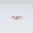 14K RG Lab Diamond Round Brilliant With Certificate Engagement Ring / 2.7gr / Sz 7 / 2Ct Lab / F / VS1