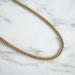 10K YG Micro Cuban Chain / 48.8gr / 5.2mm - 24in