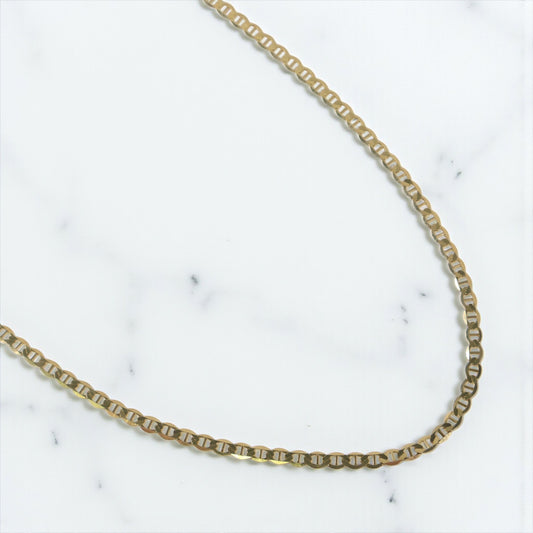 10K YG Mariner Chain / 4.74gr / 3mm / 24in /