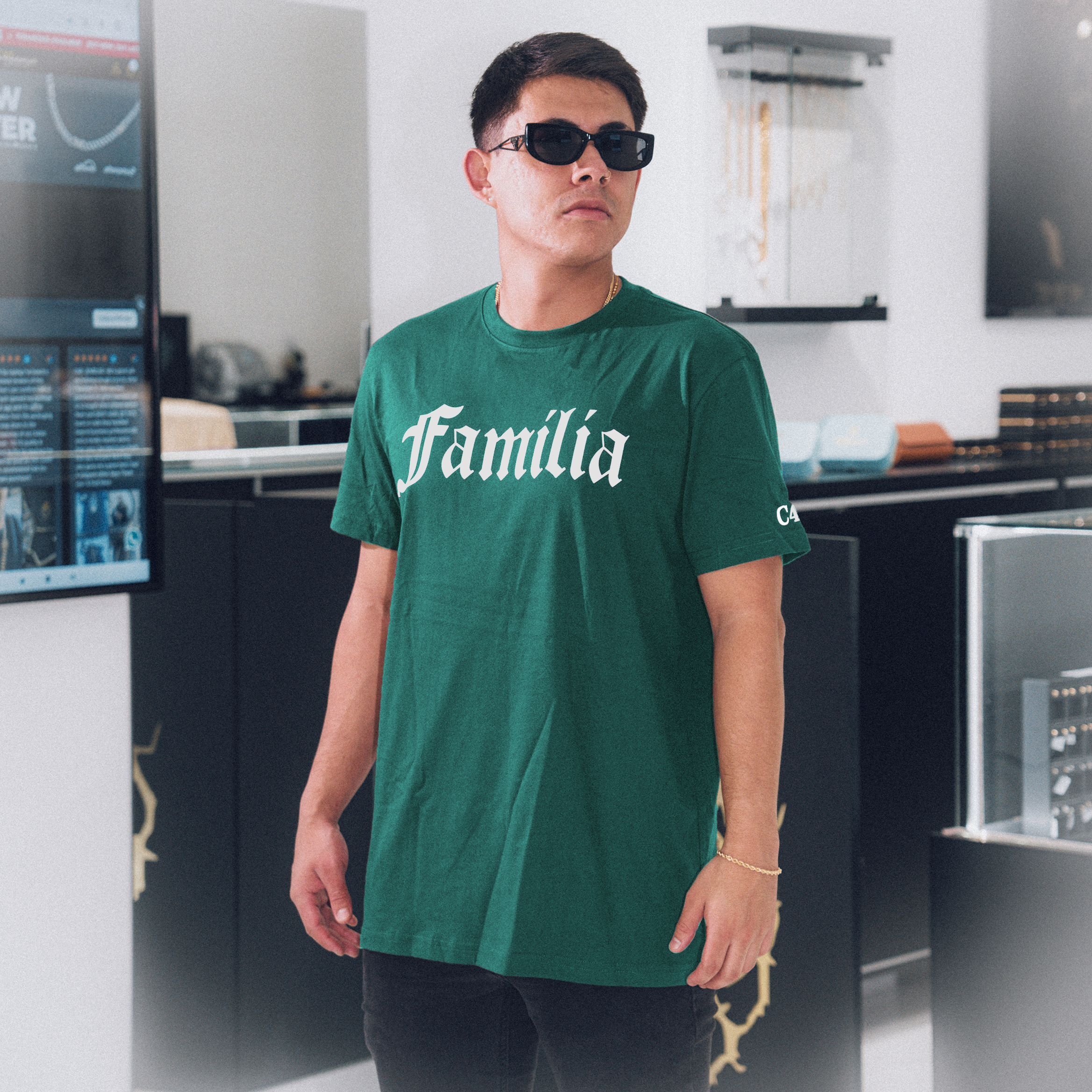 Familia Blue Green T-Shirt