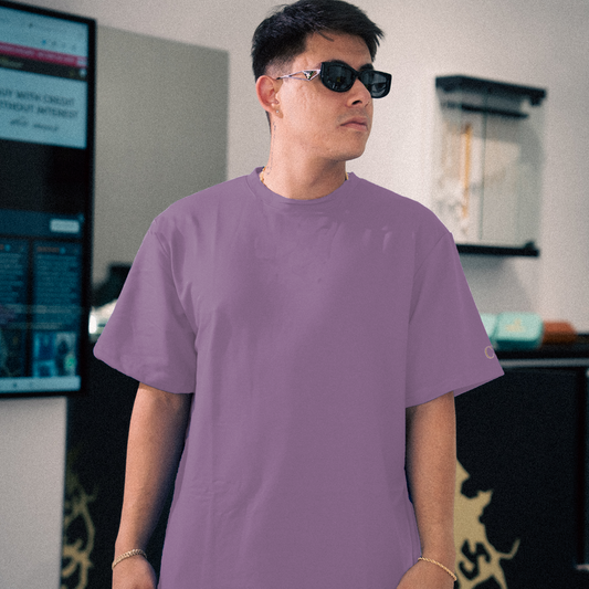 In Gold We Trust Lilac T-Shirt