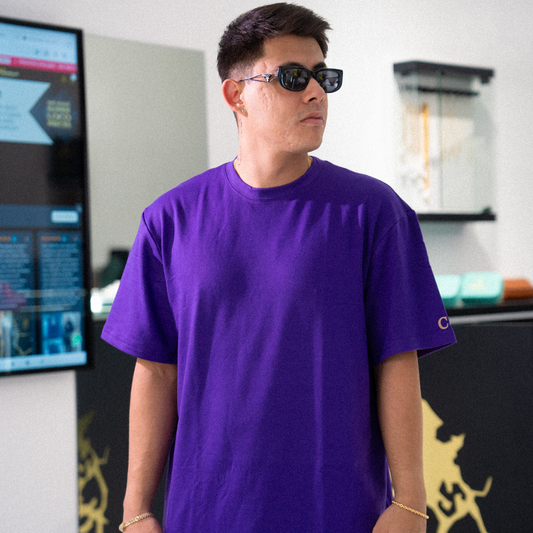 In Gold We Trust Purple T-Shirt