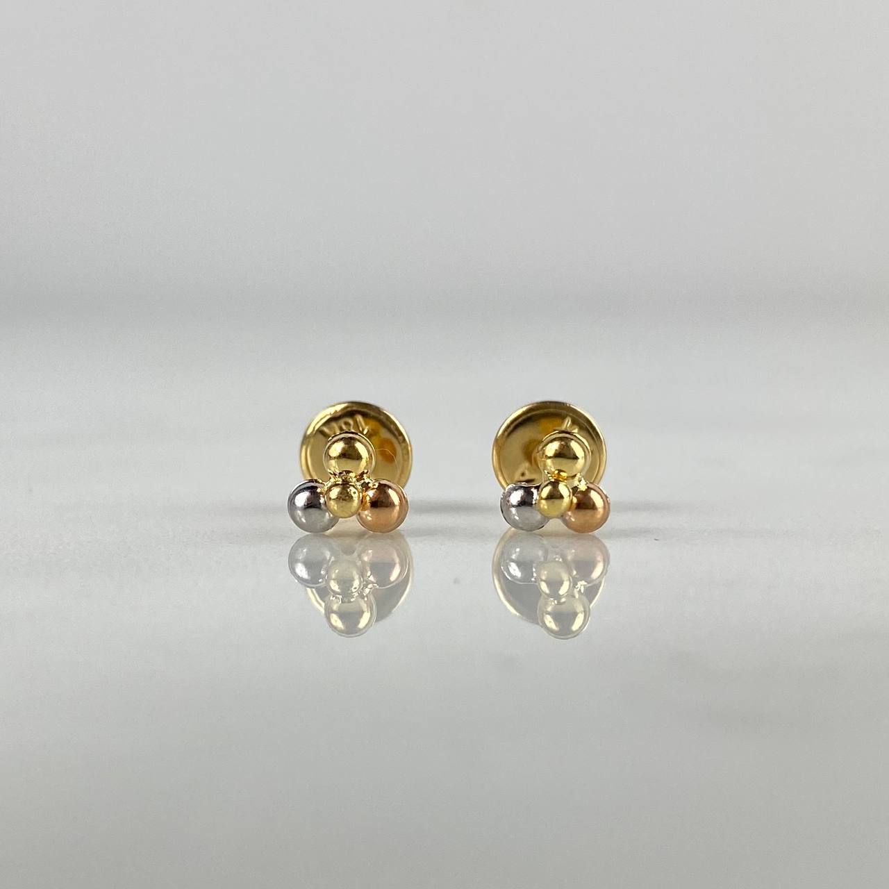 18K Gold Classic Ball Stud Screw Back Earrings – Olly-Olly