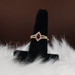 Marquise Ring 14K Yellow Gold With Diamonds-Ruby / 45018gr / Size 7